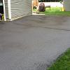 Finished residential driveway