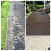 Before and after residential driveway